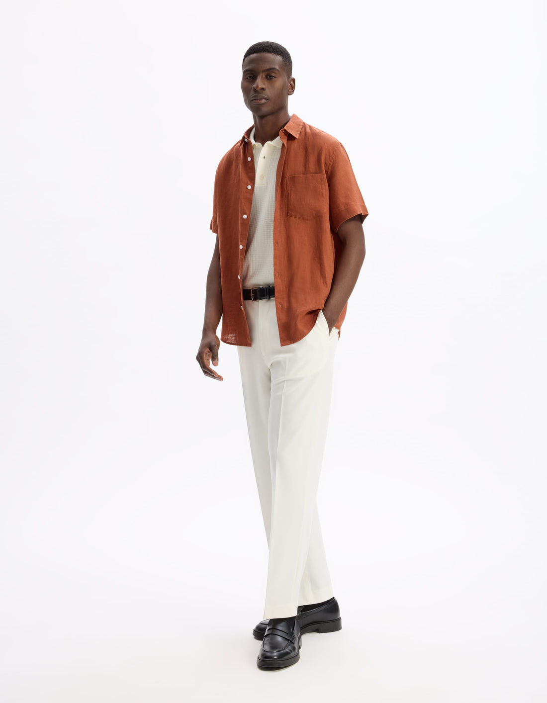 terracotta Short sleeves Shirt