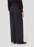 Pia midnight blue flannel pants by Tara Jarmon Lebanon