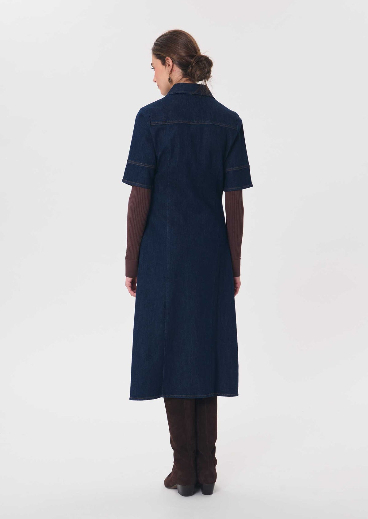Ritchie dress in navy by Tara Jarmon