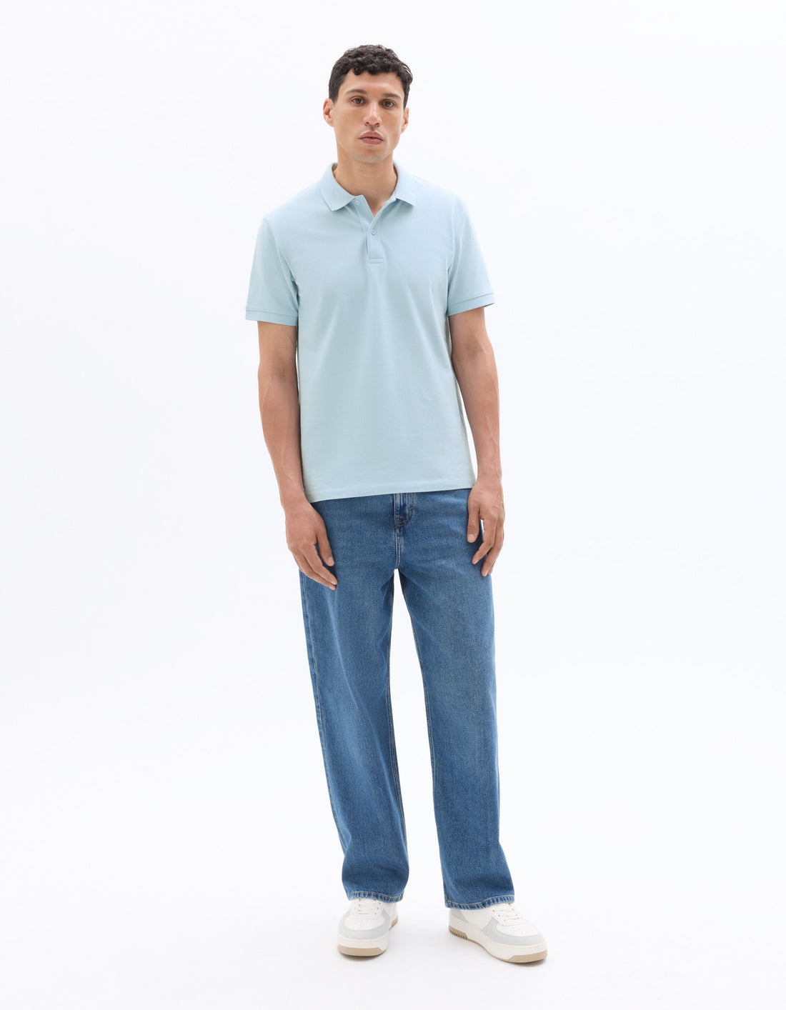 Regular Fit 100% Cotton pique Polo Celio