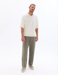 Celio Cotton Short-Sleeved Polo - White