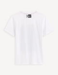 LDEALI OPTICAL WHITE TEE SHIRT - Celio lebanon