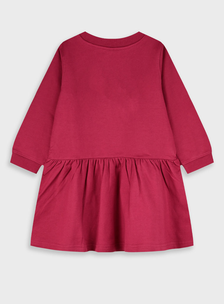 Cotton Girl Dress - Violet