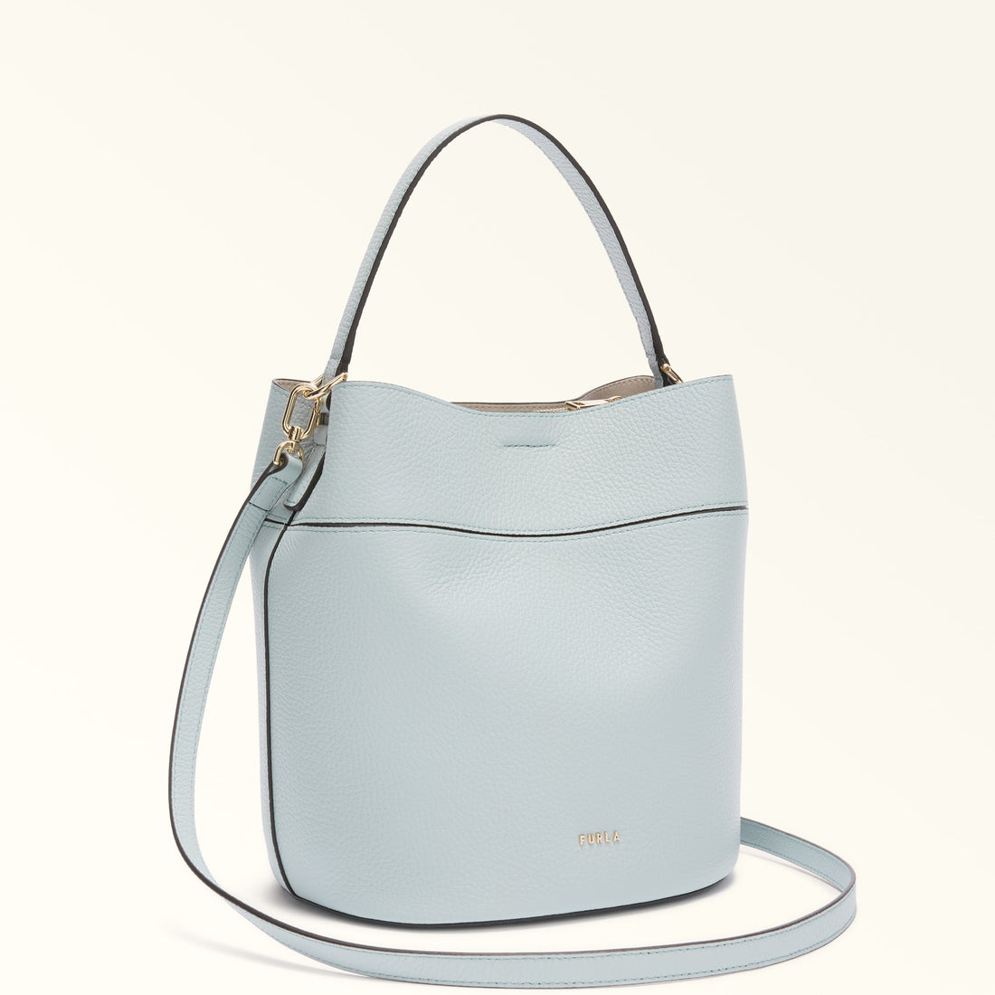 Furla Amelia M Bucket Bag in Green - Bags 