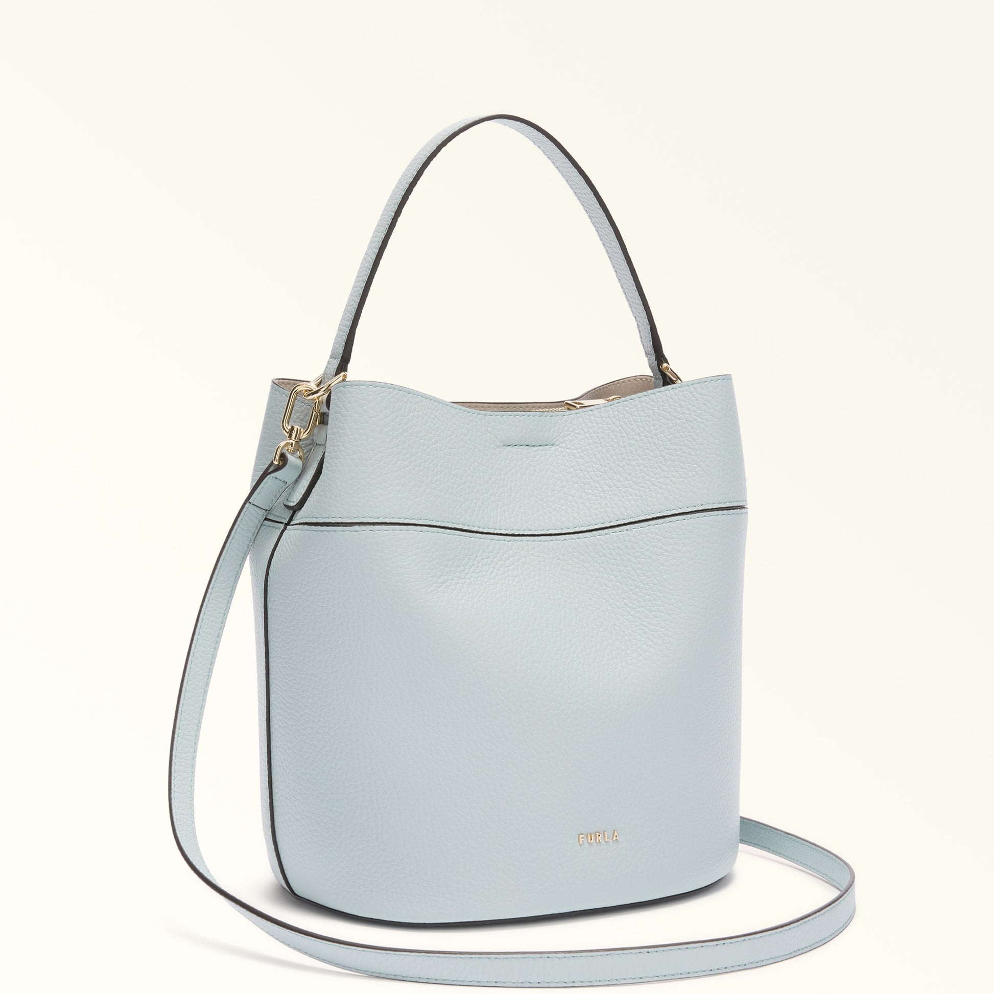 Furla Amelia M Bucket Bag in Green - Bags 