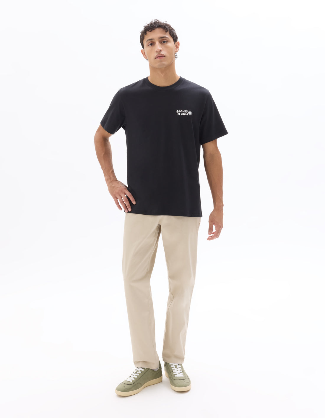 Celio Cotton Short Sleeves Tshirt - Black