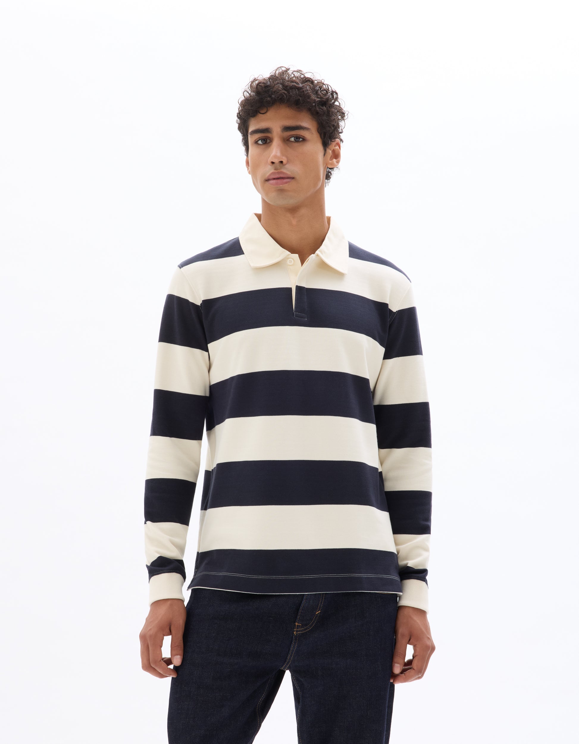Encre Long Sleeves Polo - Celio Lebanon
