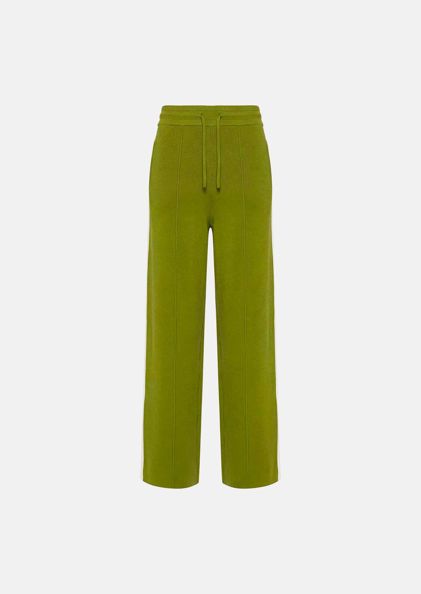 trousers in beige technical mesh