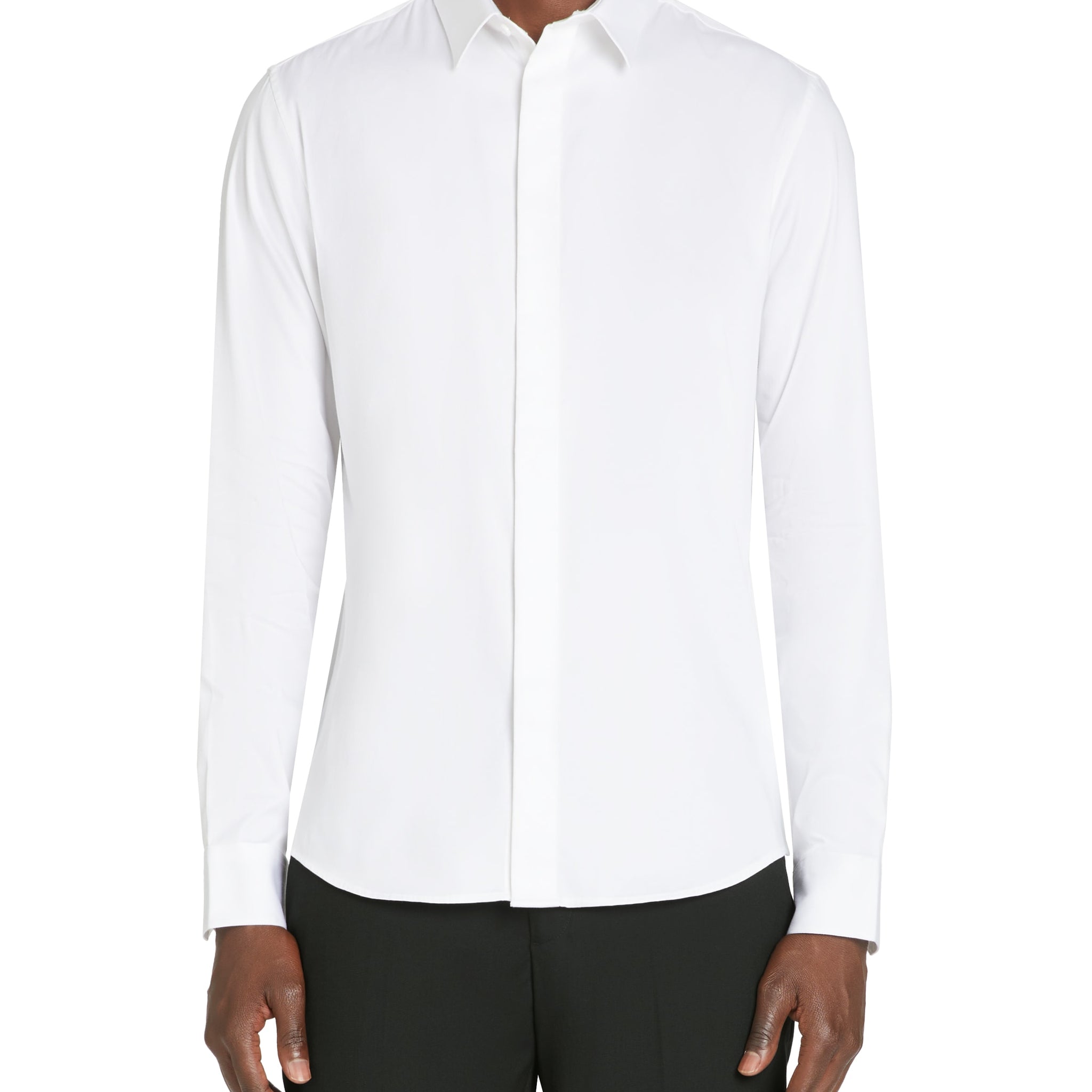 JARMAN OPTICAL WHITE LS SHIRT - Celio lebanon