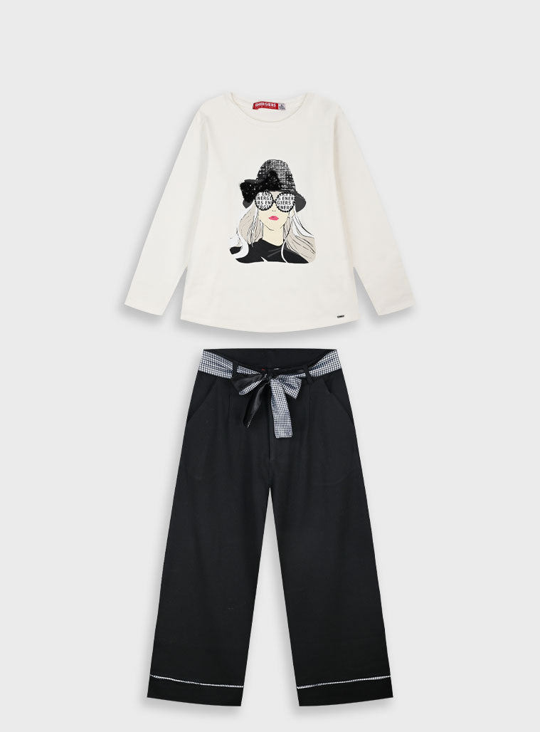 Children's Black Set For Girl