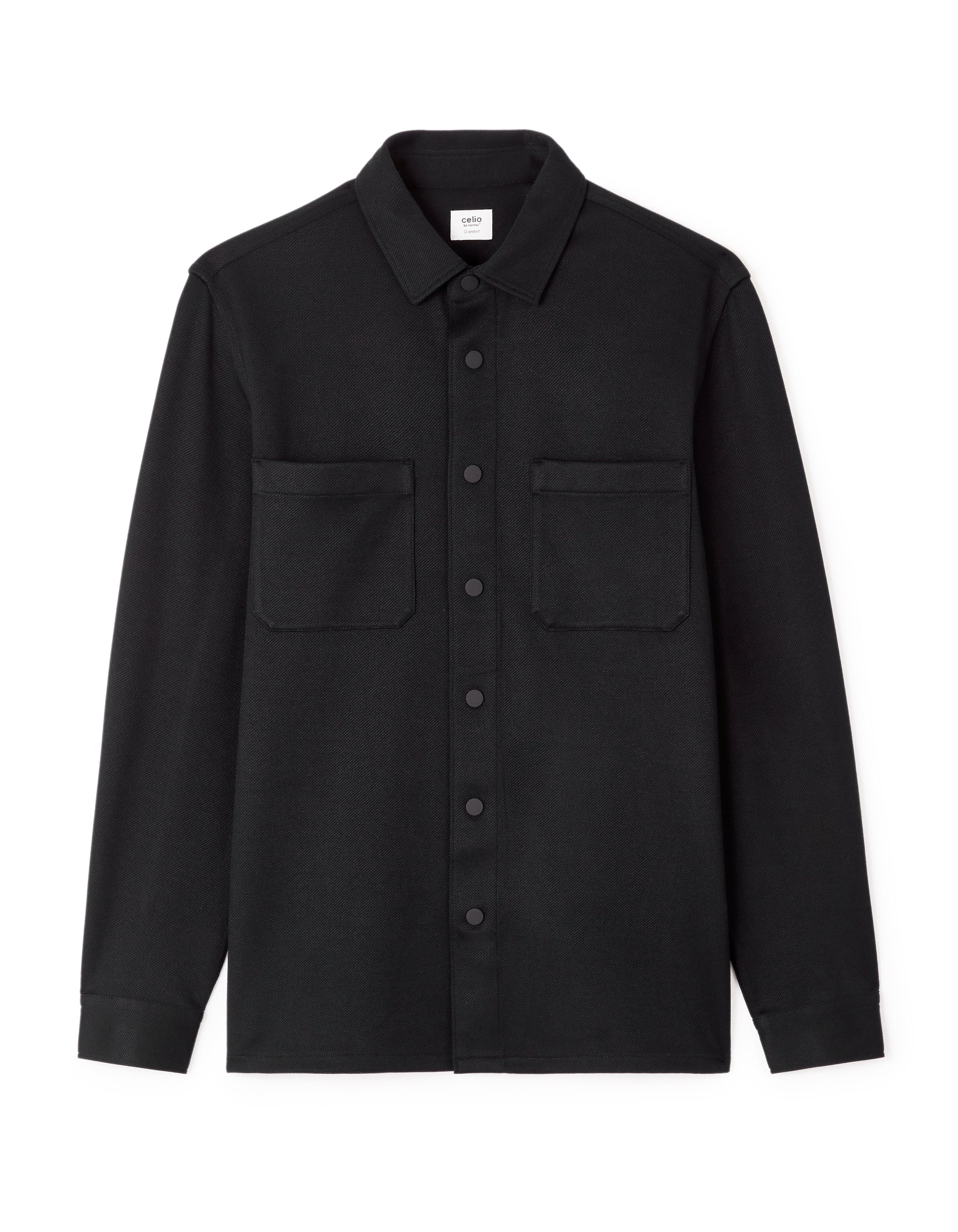 Black Long Sleeves Shirt - Celio Lebanon