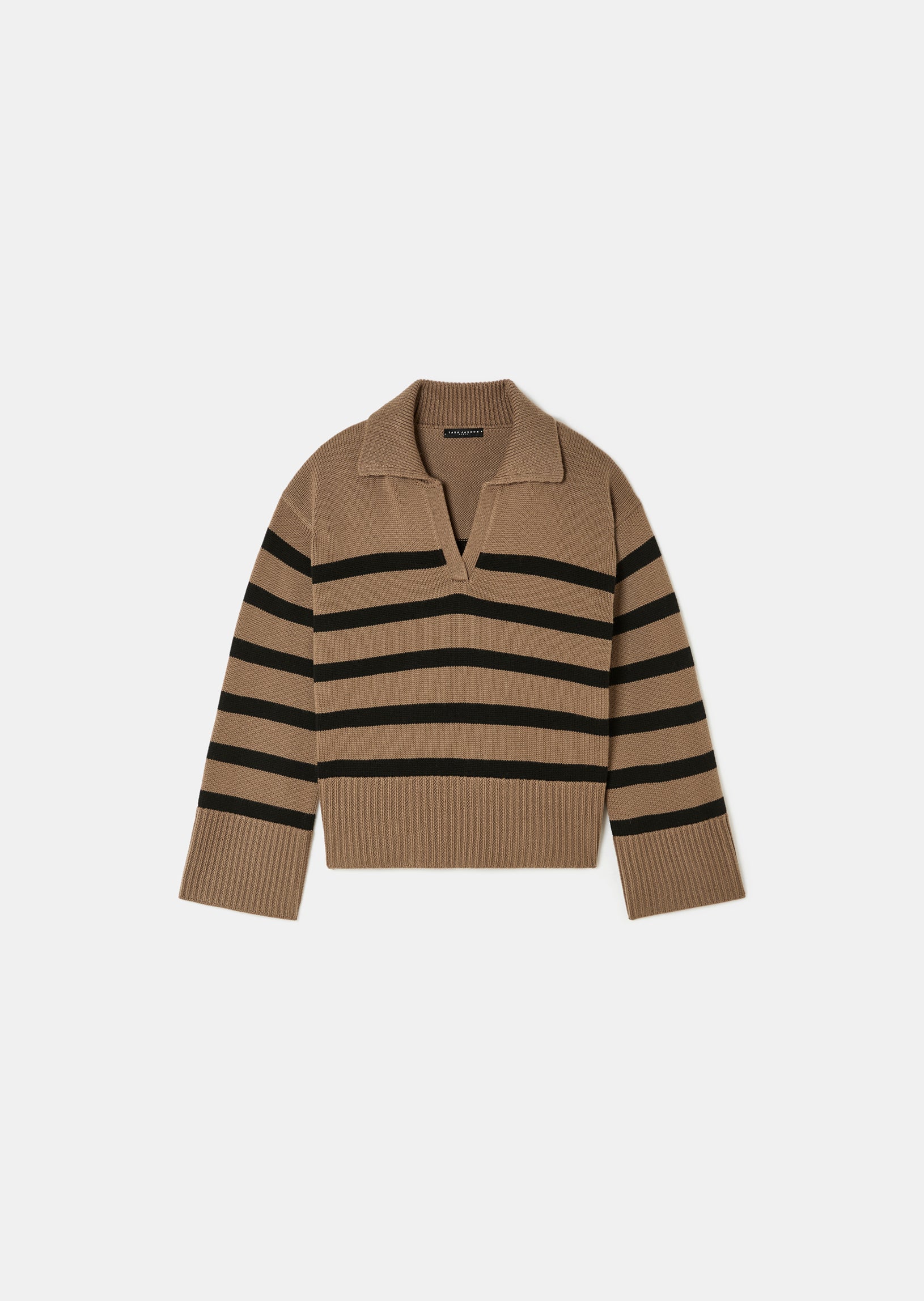 Paola  black taupe oppo sweater for women