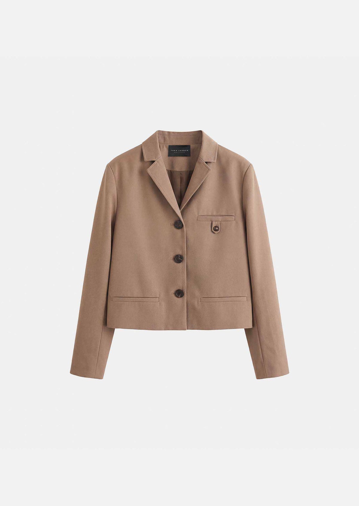Vittorio vest in camel cotton by Tara Jarmon