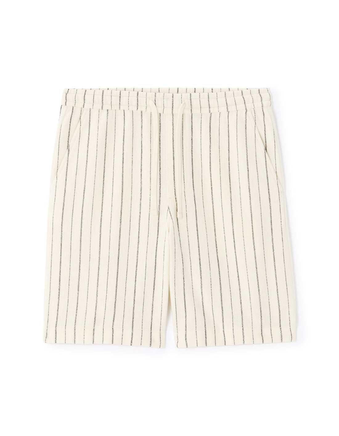 Celio Regular Fit Striped Bermuda Shorts - Beige