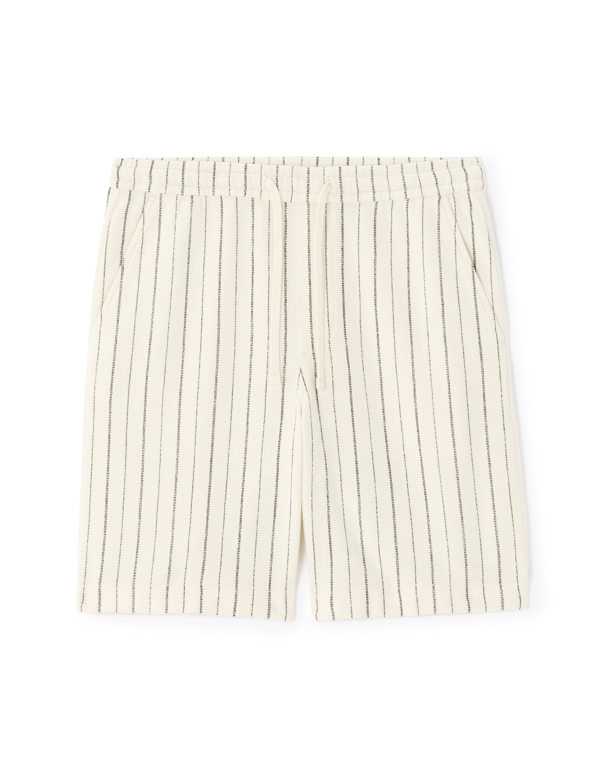 Celio Regular Fit Striped Bermuda Shorts - Beige