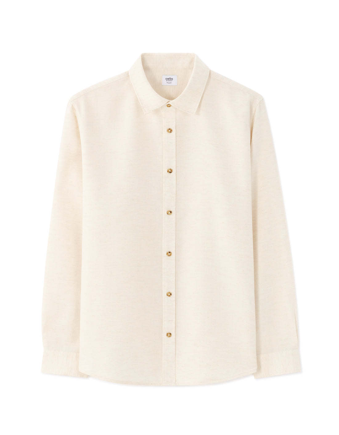 Natural Long Sleeves Shirt for Men