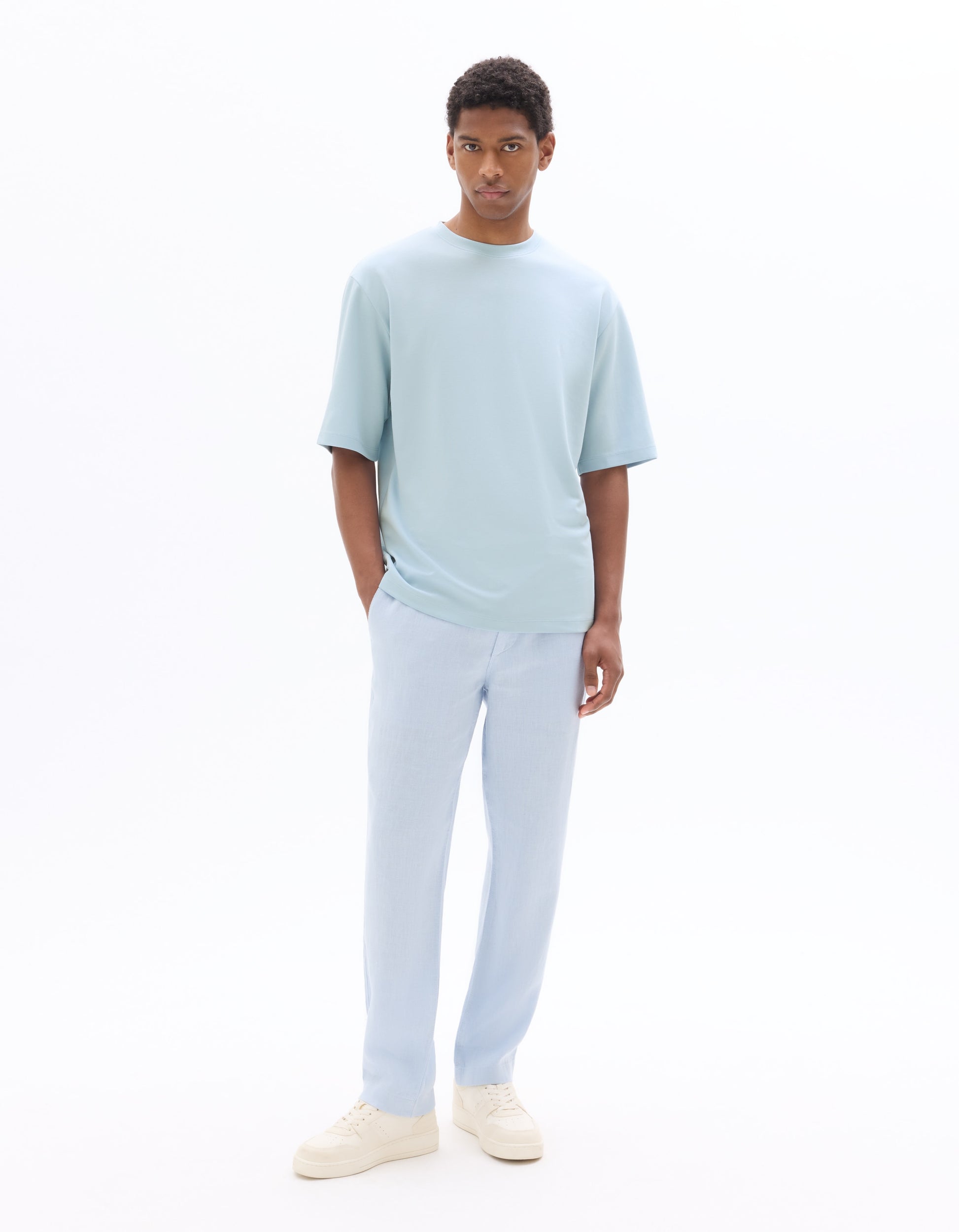Celio Oversized Crew Neck T-shirt - Blue