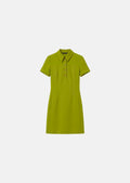 dress in green double canvas