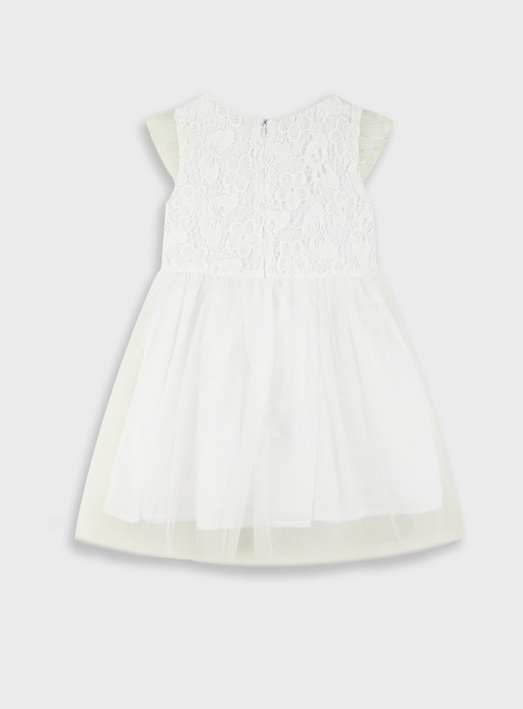 White Bebe Dress for Girls