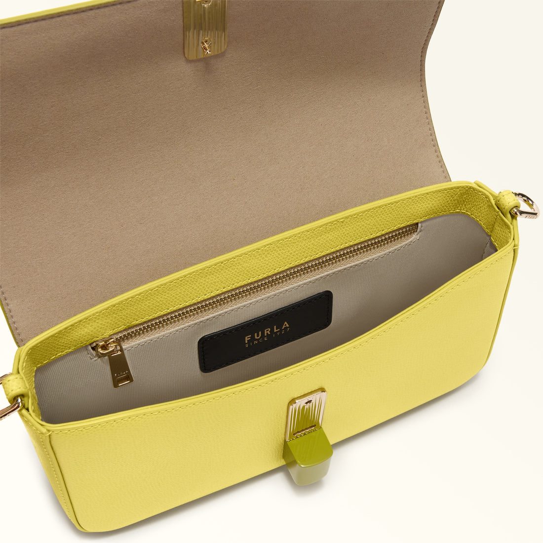 Furla Iride S Crossbody in Yellow - Bags 