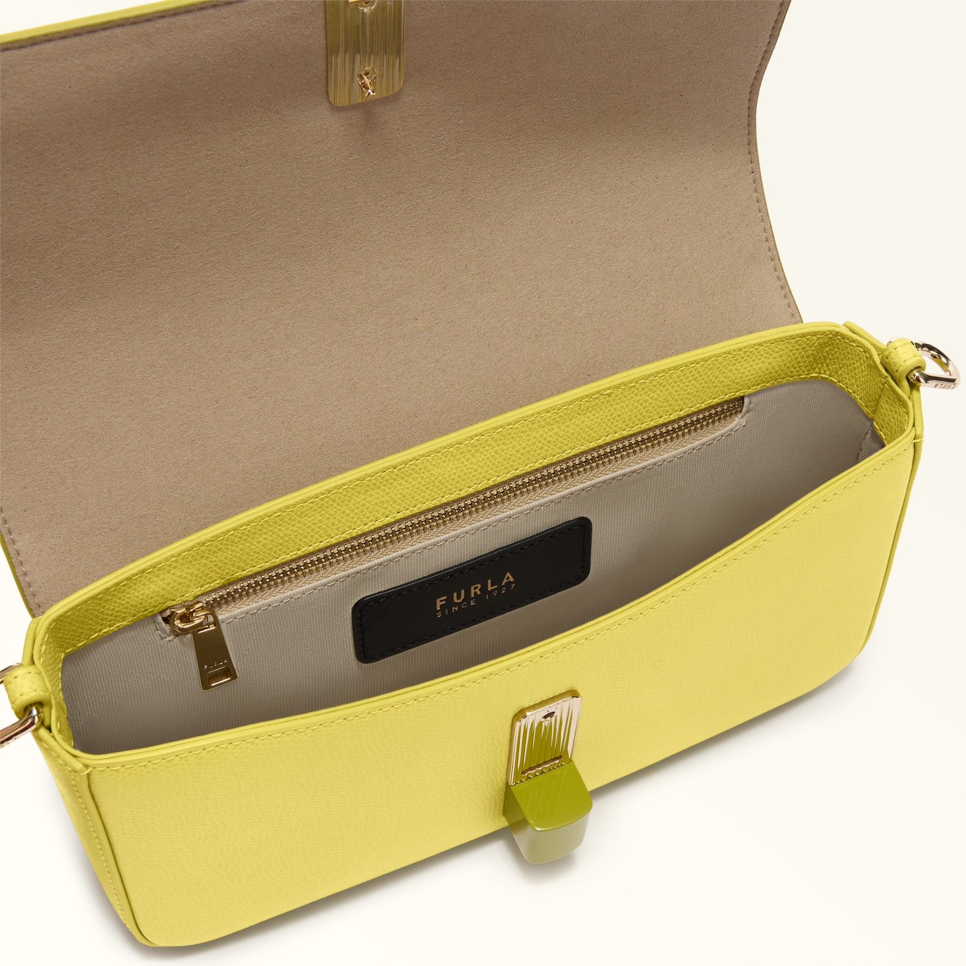 Furla Iride S Crossbody in Yellow - Bags 