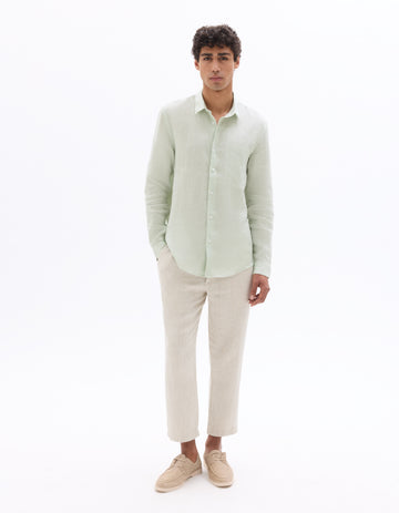 Regular Fit 100% Linen Shirt