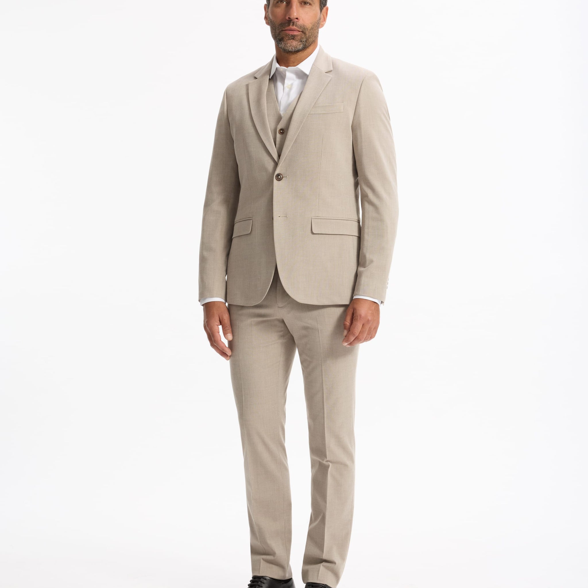 light beige suit pants
