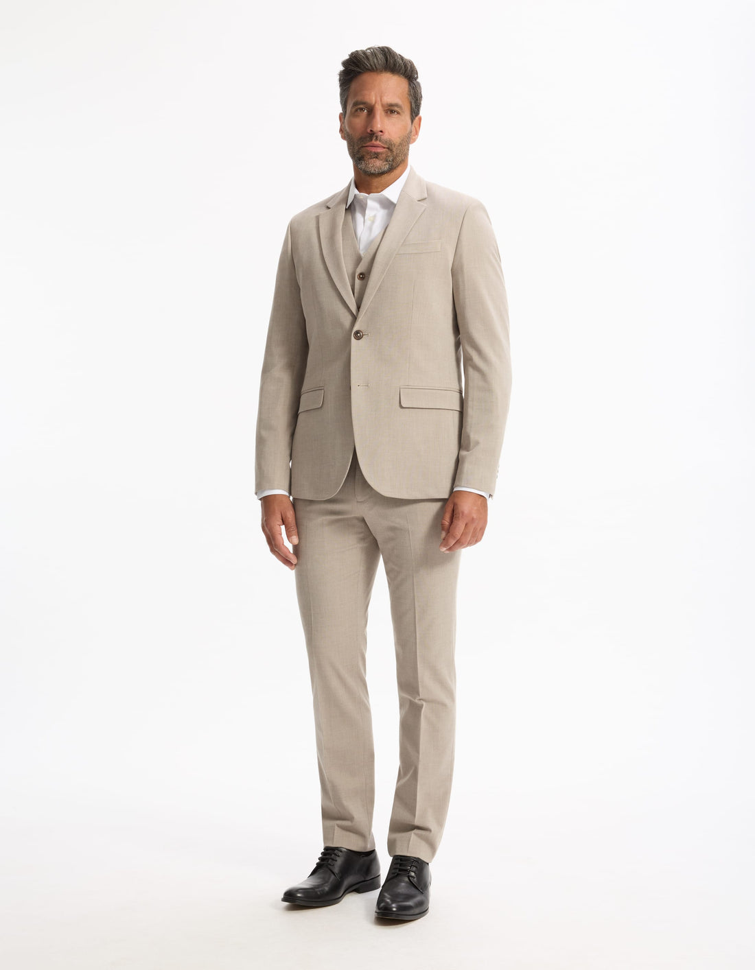 light beige suit pants