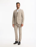 light beige suit pants