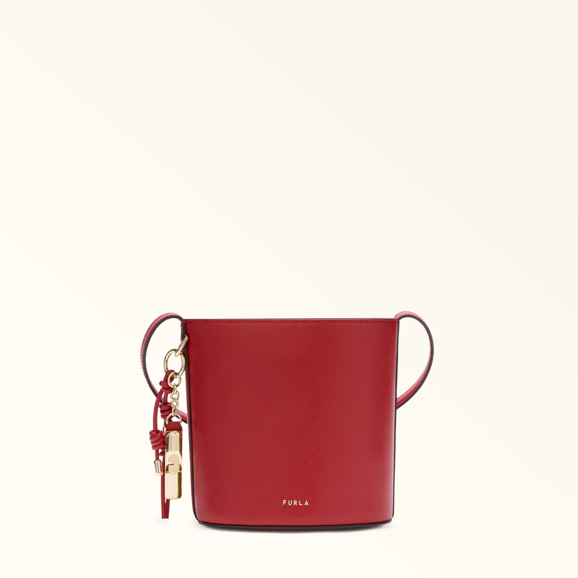Furla Roxie M Bucket  Bag In Leather