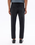 Celio Relaxed Fit 100% Cotton 7/8 Length Jeans - Black