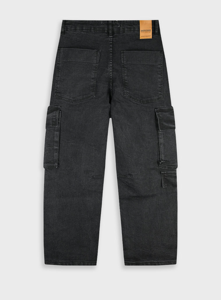 Cotton Girl Trousers - Black