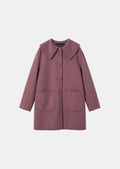 Marie coat in purple wool by Tara Jarmon
