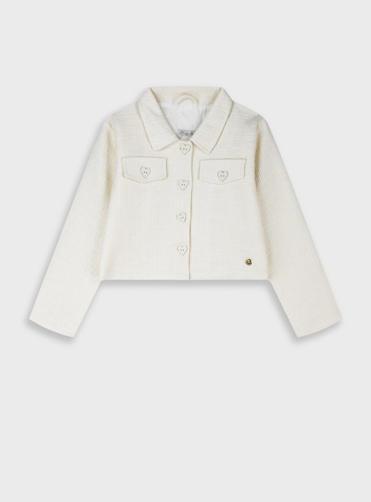 Beige Jacket for Girls