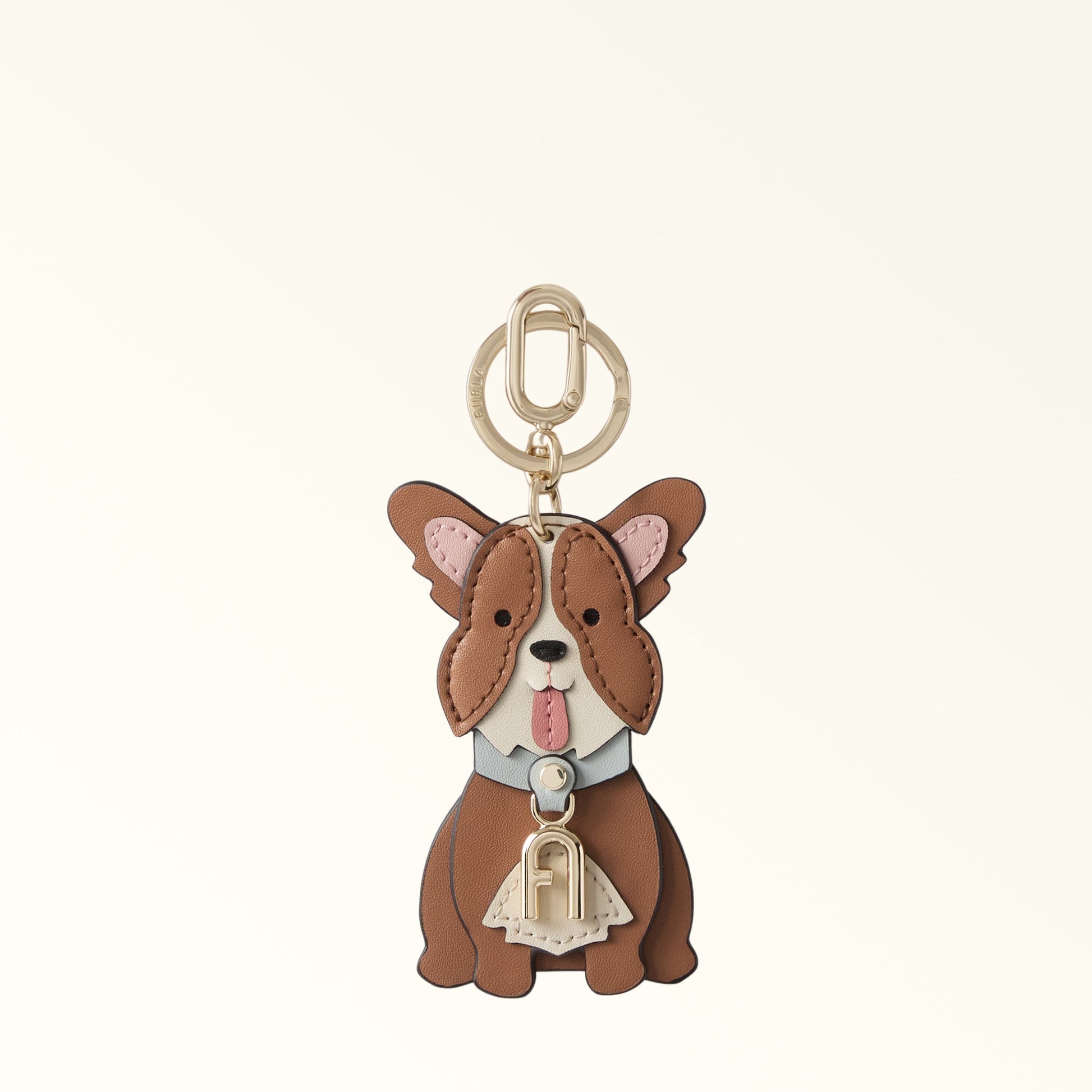 Furla Allegra Corgi Keyring in Brown - Charms 