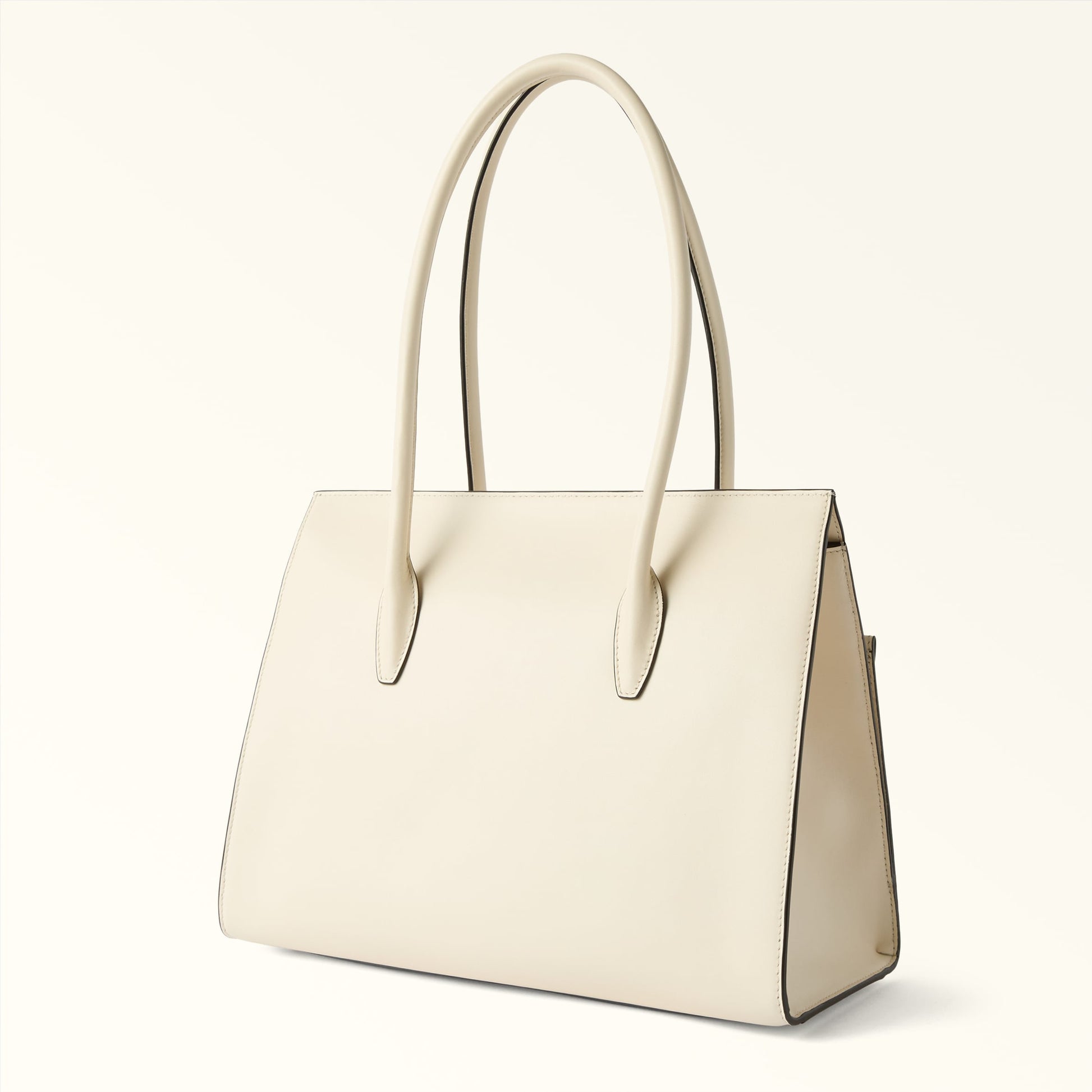 Furla Greta L Tote in White - Bags 