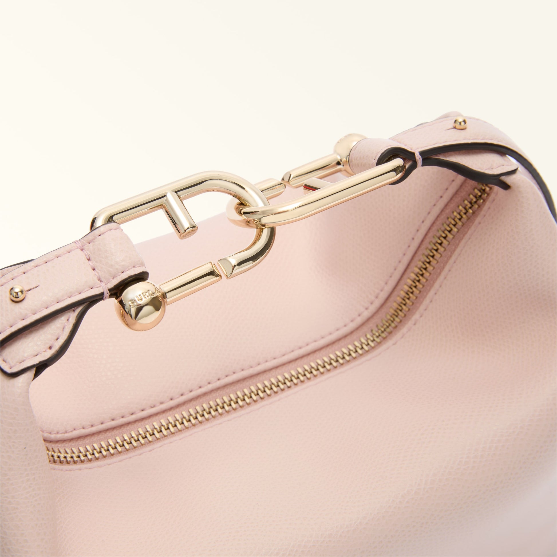 Furla Tonie Mini Hobo Bag In Leather