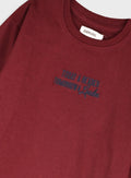 Cotton Boy Blouse - Burgundy