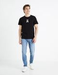 FEDARON BLACK SS TSHIRT - Celio lebanon