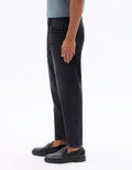Celio Relaxed Fit 100% Cotton 7/8 Length Jeans - Black