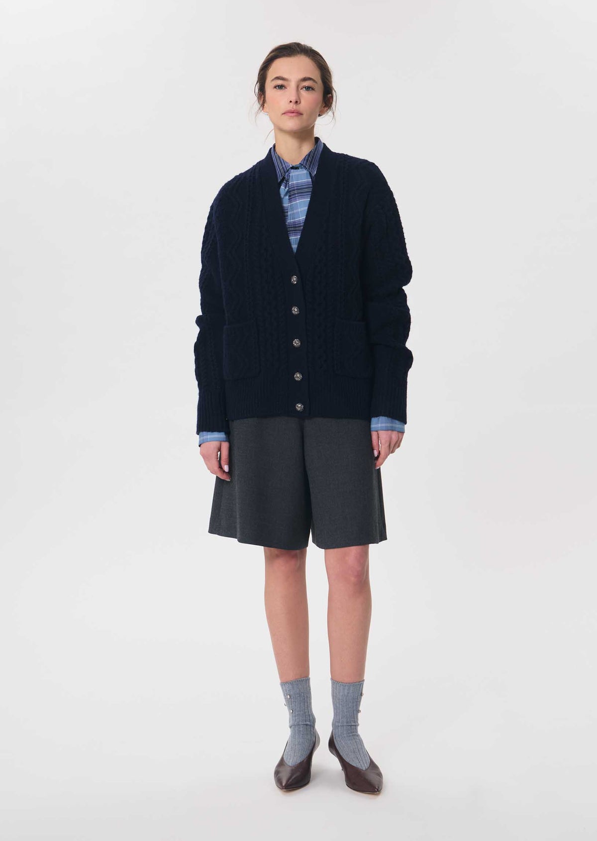 Gilou cardigan in navy by Tara Jarmon
