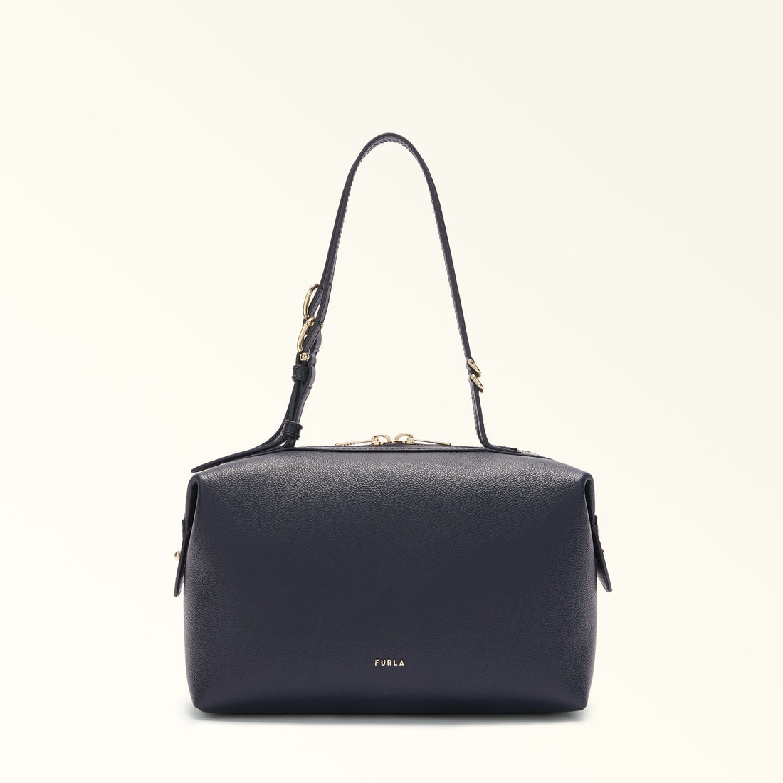 Furla Double S Boston  Bag In Leather