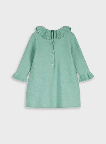  Green Infant'S Dress For Girl