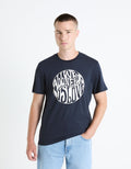 FECENTRAL NAVY BLUE SS TSHIRT - Celio lebanon