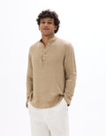 Beige Long Sleeves Shirt - Celio Lebanon