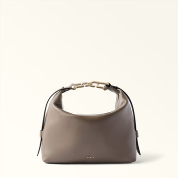 Furla Tonie M Hobo in Grey - Bags 