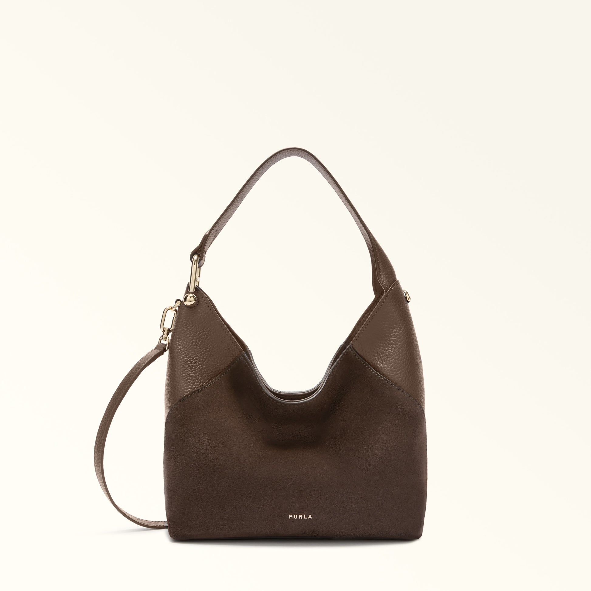 Furla Lara S Hobo Bag In Leather