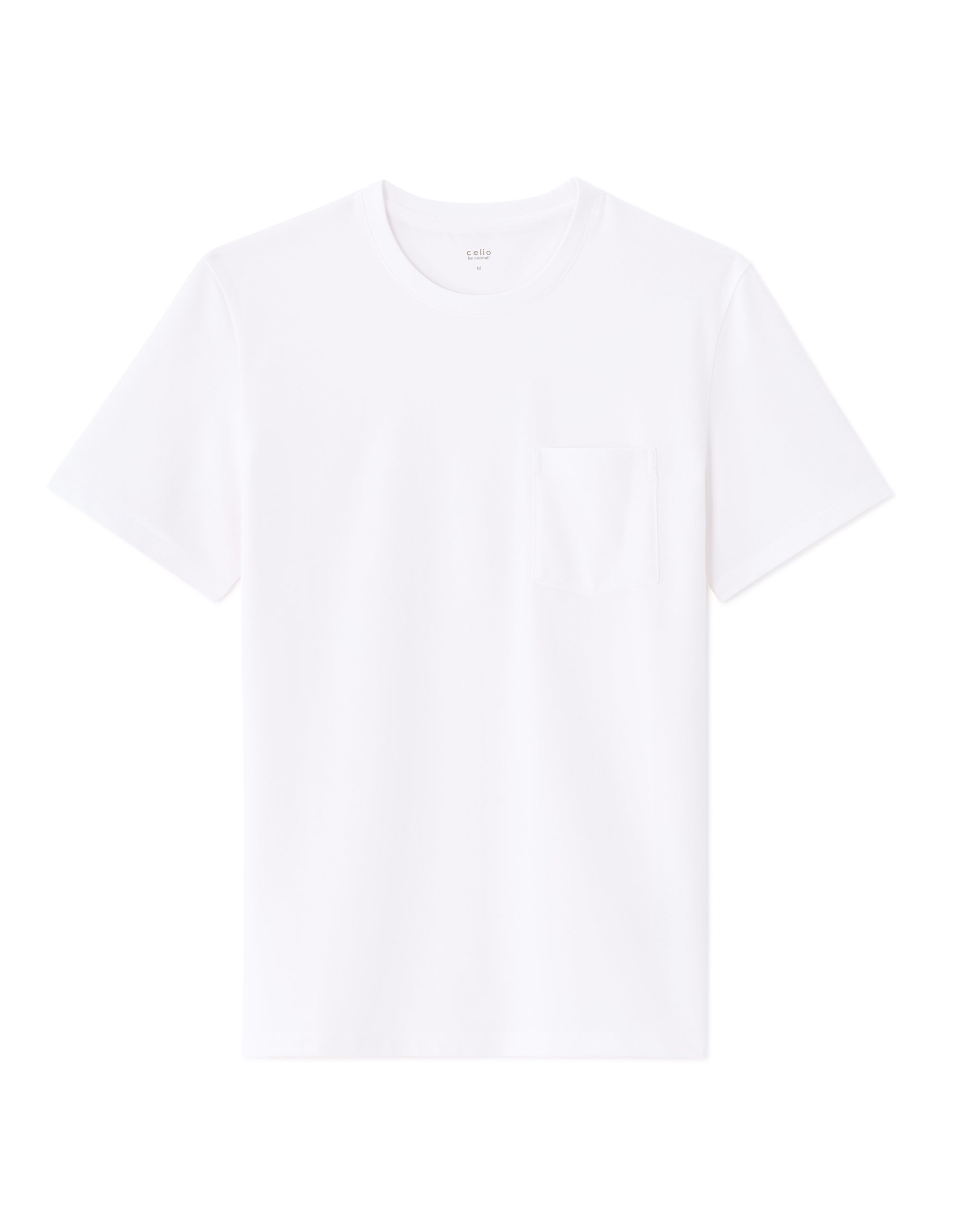 Optical White Short Sleeves Tshirt - Celio Lebanon