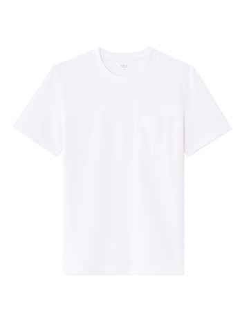 Optical White Short Sleeves Tshirt - Celio Lebanon