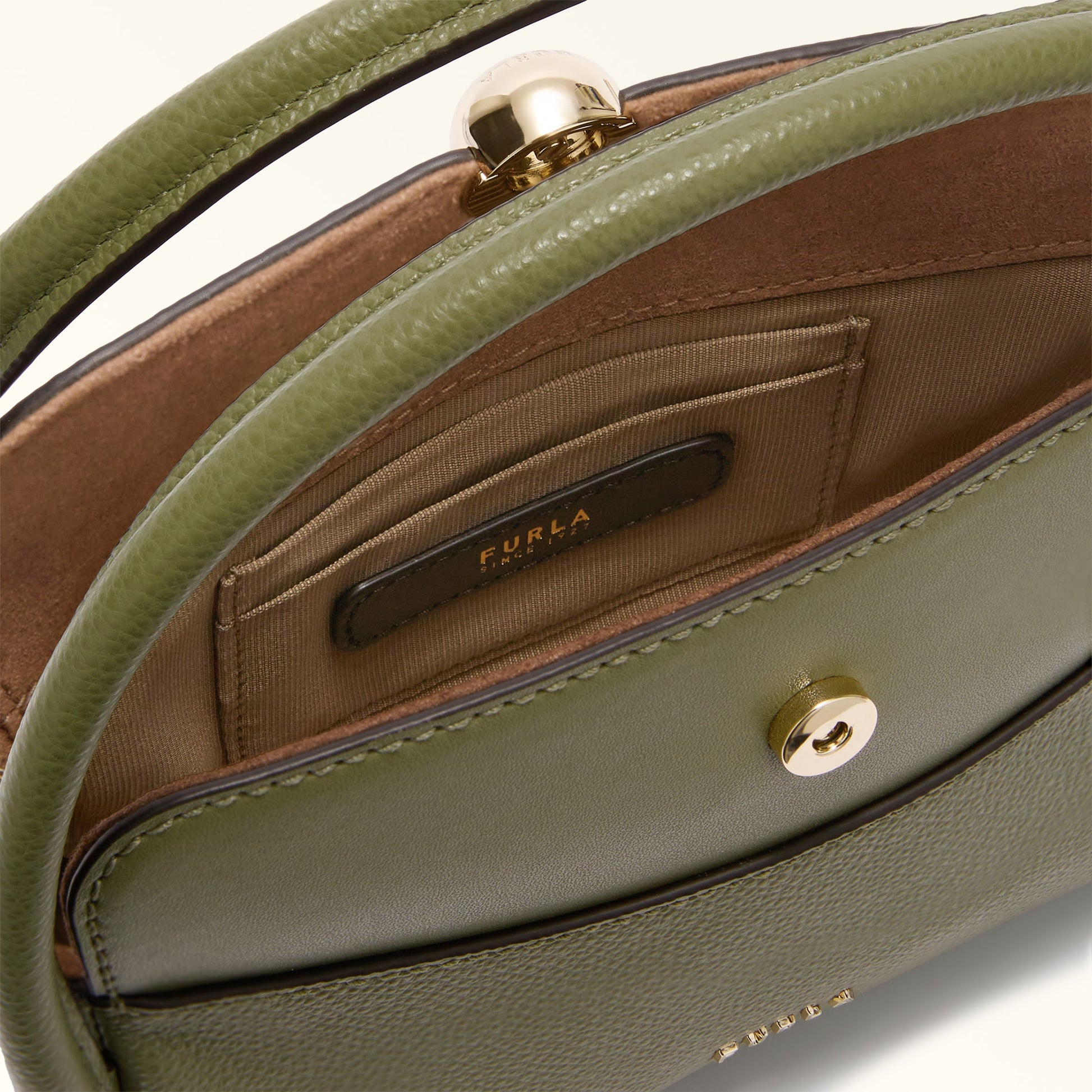 Furla Nicole L Boston  Bag In Leather